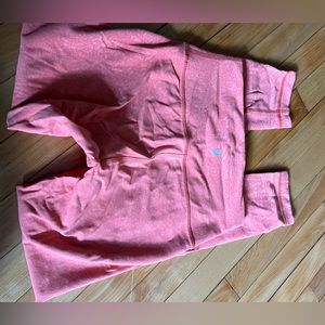 orange lululemon wunder trains size 6